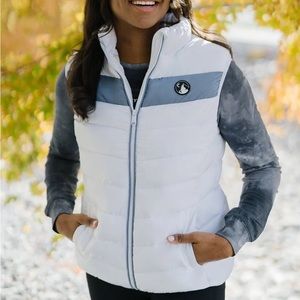 ZYIA White Vondelpark Puffy Vest